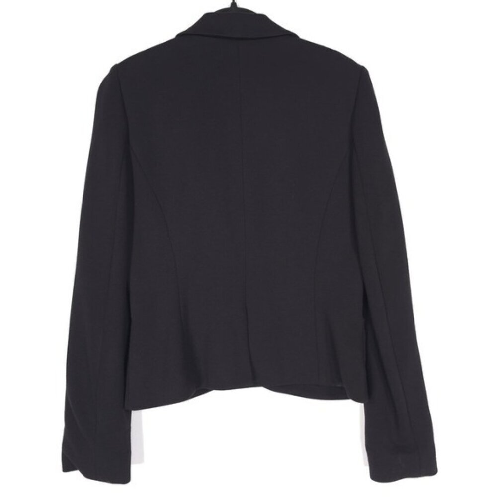 SANDRO Sportswear Classic Black Fitted Three Button Blazer Coat MEDIUM - Picture 2 of 9